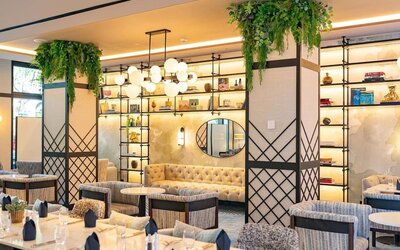 Dining room at DoubleTree By Hilton Berlin Ku'damm.