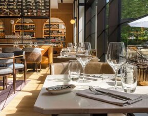 Dining room at DoubleTree By Hilton Berlin Ku'damm.