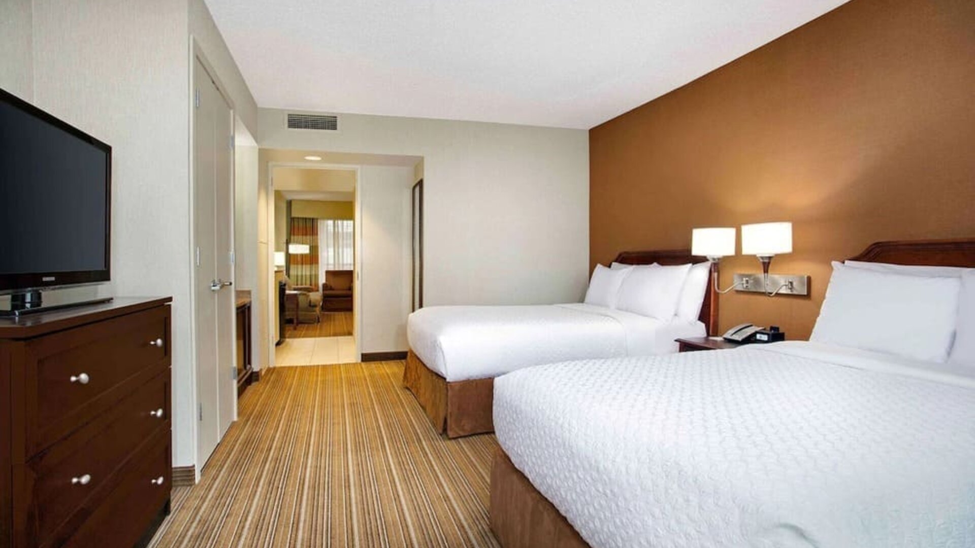 Day use room at Embassy Suites By Hilton Parsippany.