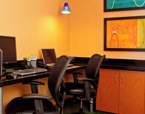 Business center at Fairfield Inn & Suites Joliet North/Plainfield.