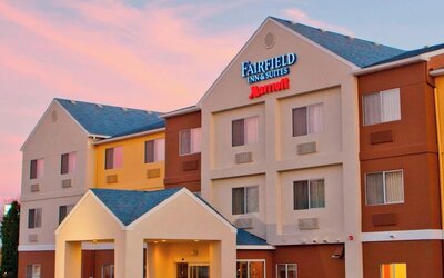 Hotel exterior at Fairfield Inn & Suites Joliet North/Plainfield.