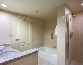 Day use room at Hilton Chicago/Oak Brook Suites.