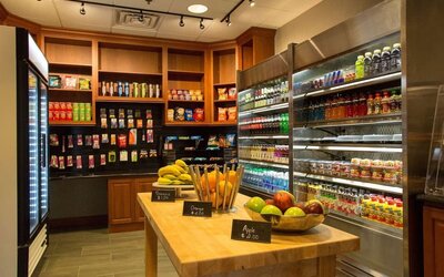 Snack bar at Hilton Chicago/Oak Brook Suites.