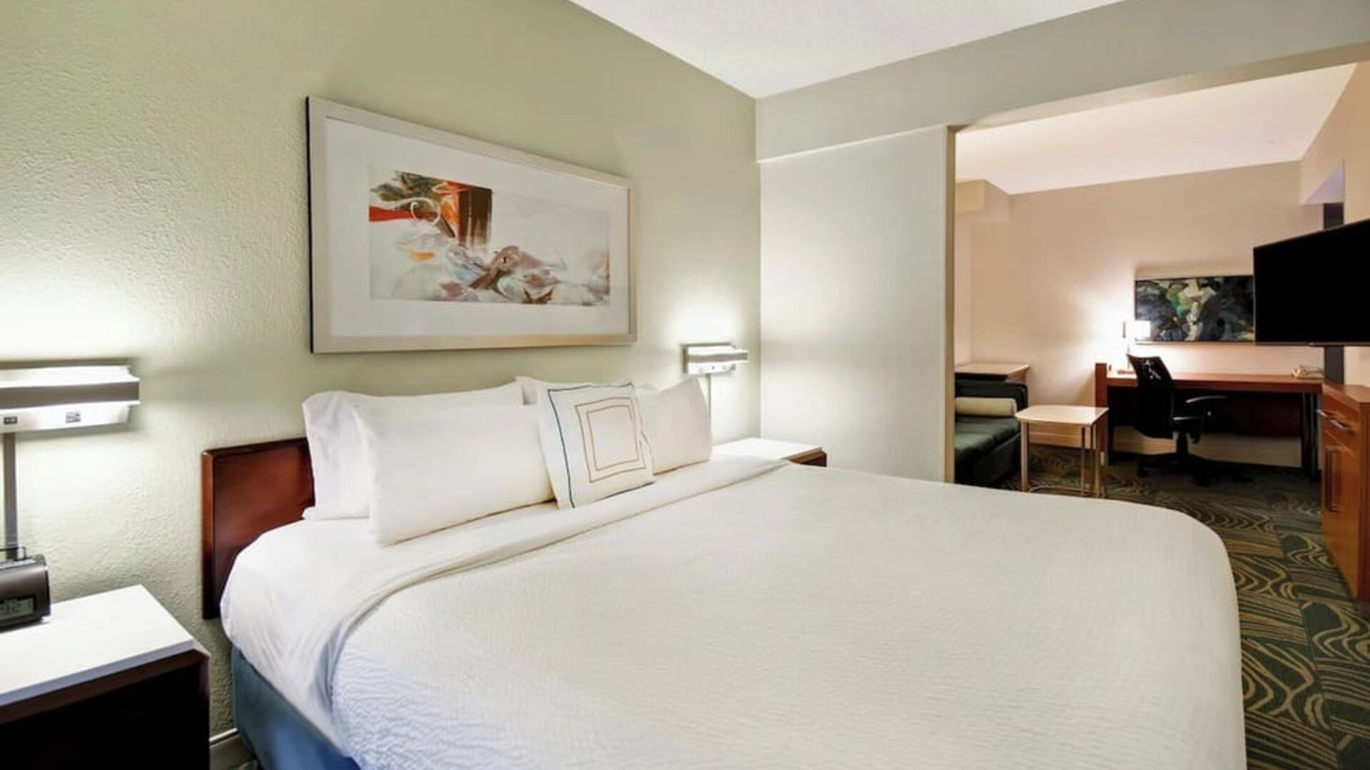 Day use room at SpringHill Suites Baltimore BWI Airport.