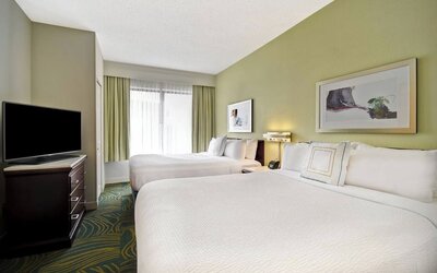 Day use room at SpringHill Suites Baltimore BWI Airport.