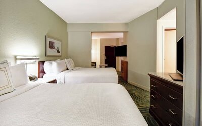 Day use room at SpringHill Suites Baltimore BWI Airport.