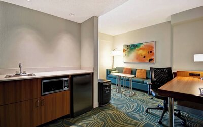 Day use room at SpringHill Suites Baltimore BWI Airport.