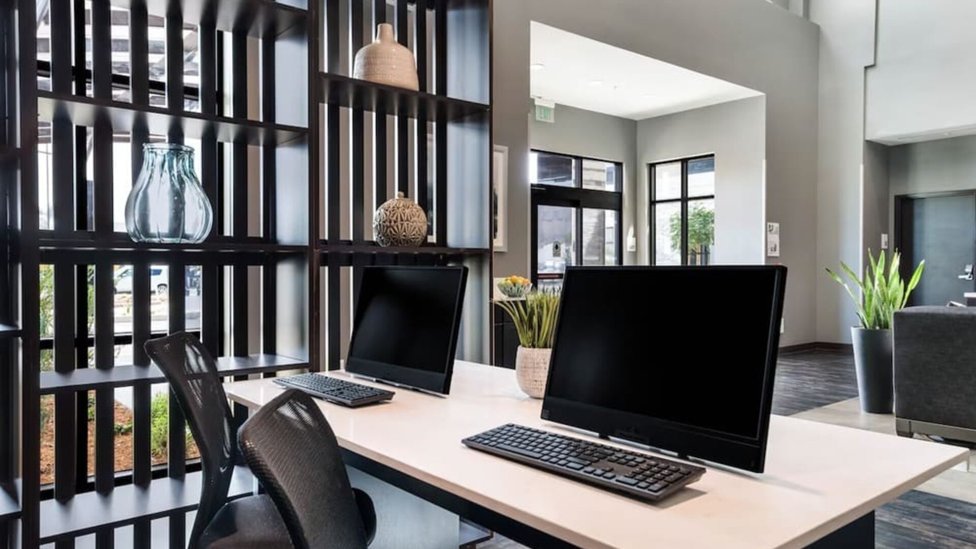 Business center at Holiday Inn Hotel & Suites Silicon Valley - Milpitas.