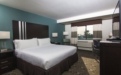 Day use room at Holiday Inn Express Hotel & Suites Carlsbad Beach.