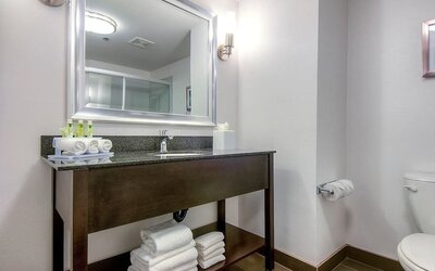 Day use room at Holiday Inn Express Hotel & Suites Carlsbad Beach.