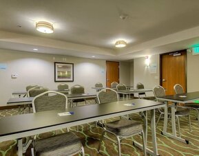 Meeting room at Holiday Inn Express Hotel & Suites Carlsbad Beach.