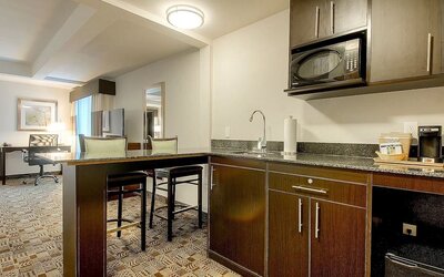 Day use room at Holiday Inn Express Hotel & Suites Carlsbad Beach.