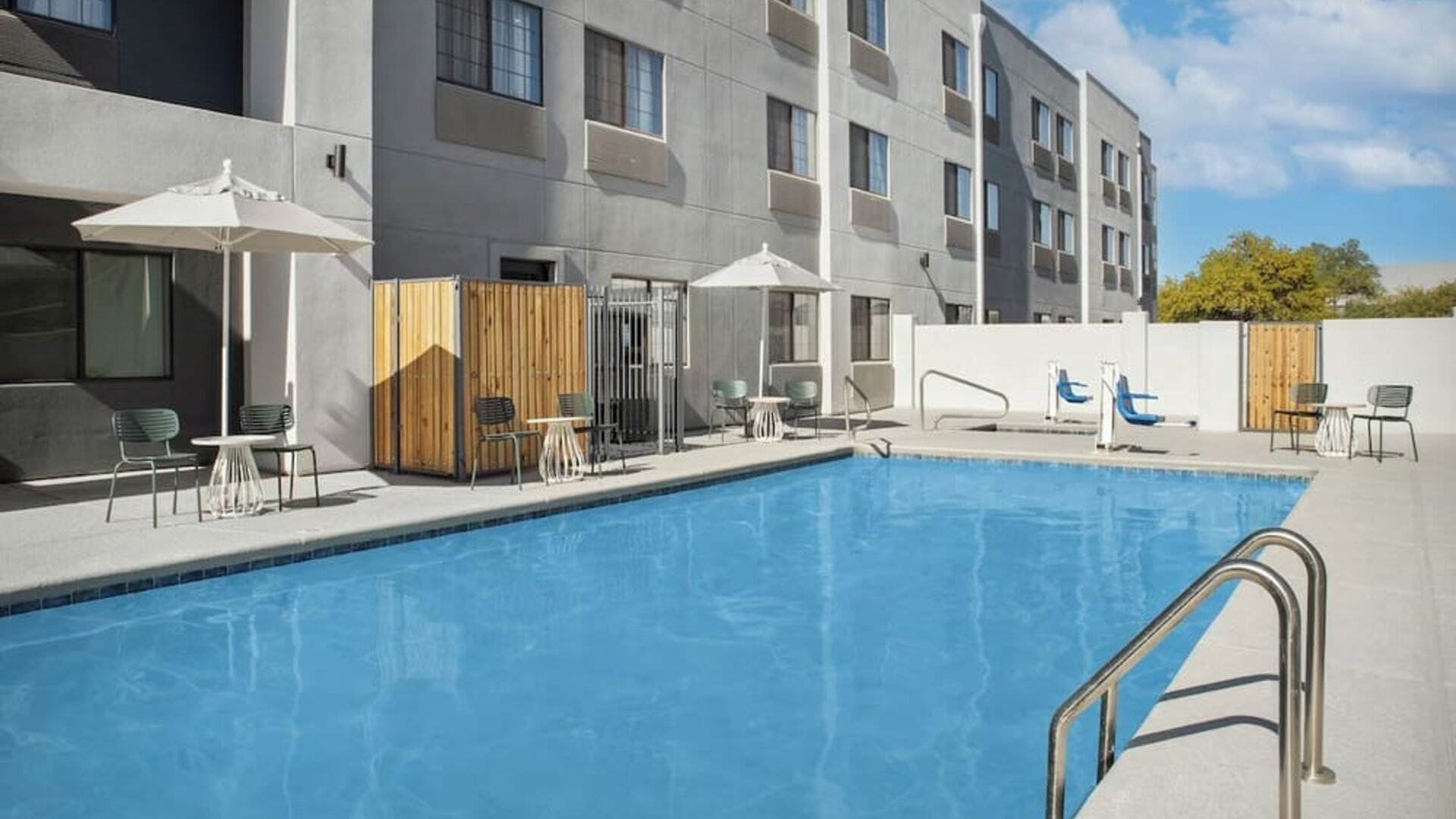 Outdoor pool at Spark By Hilton Tucson Airport.