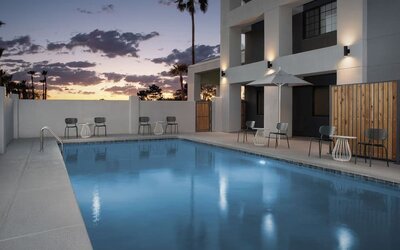 Outdoor pool at Spark By Hilton Tucson Airport.