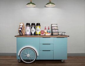 Coffee station at Spark By Hilton Tucson Airport.