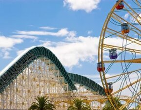 Local landmark at Capri Suites Anaheim.