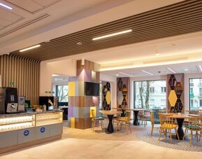 Dining room at Hampton By Hilton Bialystok.