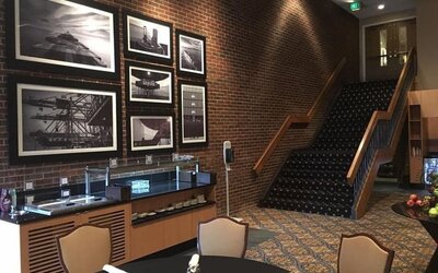 Dining room at Maritime Conference Center.