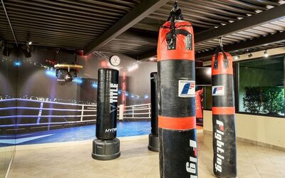 Boxing gym available at Westin Atlanta Airport Hotel.