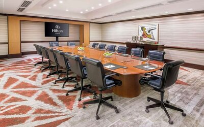 Professional meeting room at Hilton Atlanta.