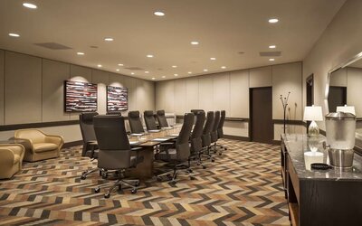 Spacious meeting room at Hyatt Regency San Francisco.