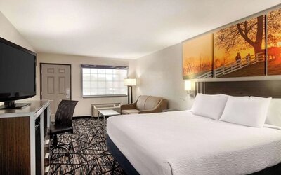 Day use room at Days Inn By Wyndham San Antonio Near Fiesta Park.