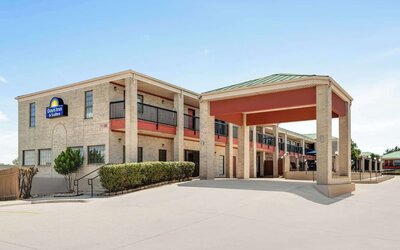 Hotel exterior at Days Inn By Wyndham San Antonio Near Fiesta Park.