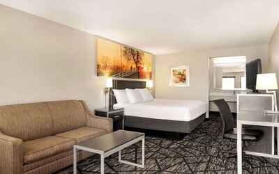 Day use room at Days Inn By Wyndham San Antonio Near Fiesta Park.