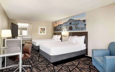 Day use room at Days Inn By Wyndham San Antonio Near Fiesta Park.