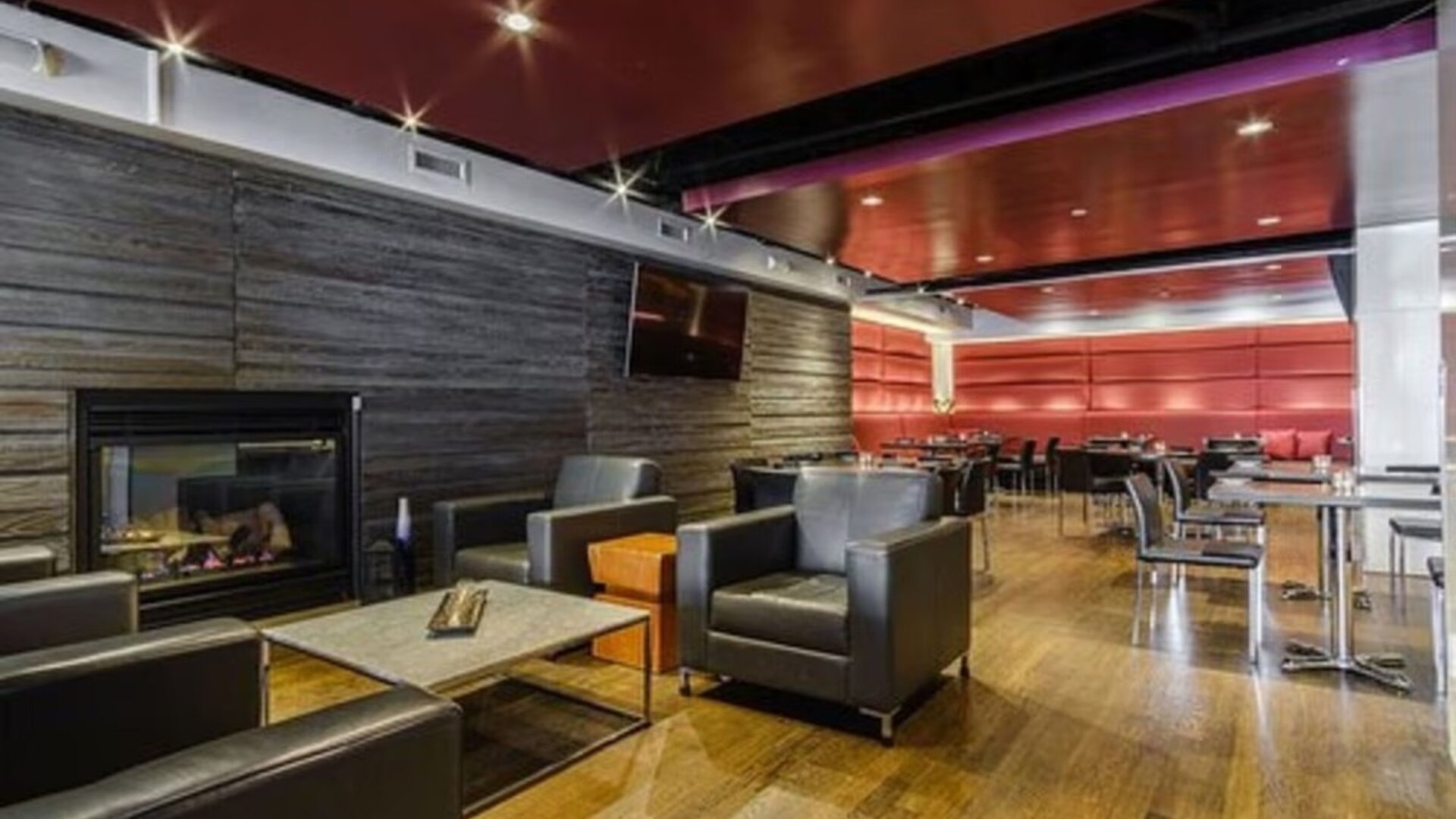 Lounge and coworking area at Arc The Hotel Ottawa.