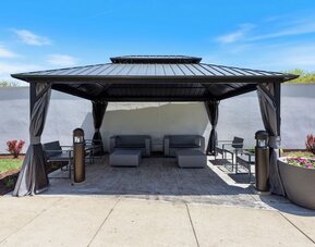 Garden and terrace seating at Best Western Plus Elgin - Chicago.