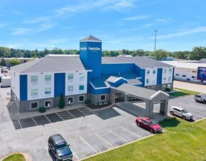 Parking available at AmericInn By Wyndham Urbana.