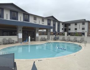 Outdoor pool at Clarion Pointe.