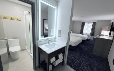 Day use room at Clarion Pointe.