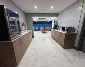 Breakfast available at Clarion Pointe.