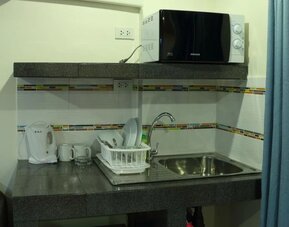 Kitchen at Walking Street Guest House.