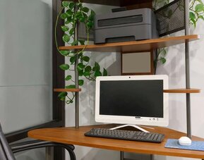 Business center at Super 8 By Wyndham Universal City.