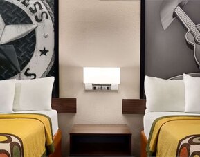 Day use room at Super 8 By Wyndham Universal City.