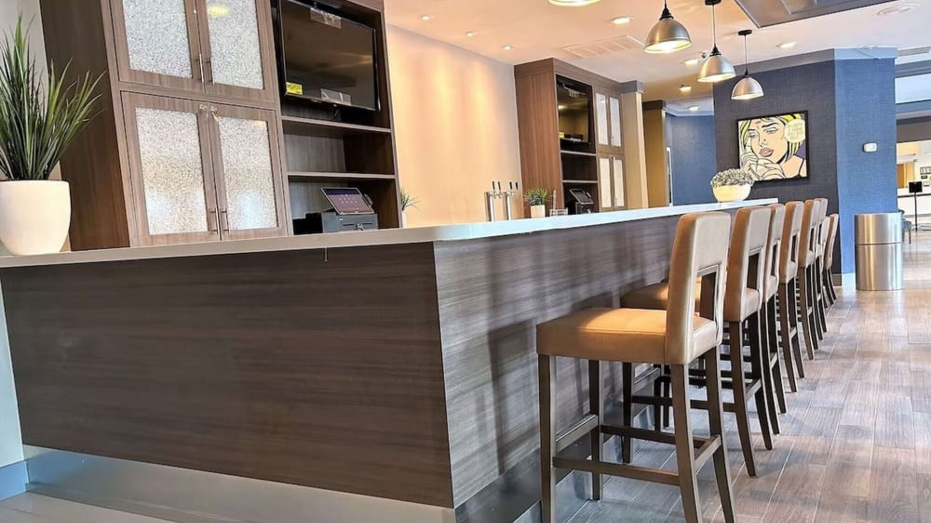 Hotel bar at Best Western Premier Rockville Hotel & Suites.