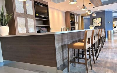 Hotel bar at Best Western Premier Rockville Hotel & Suites.