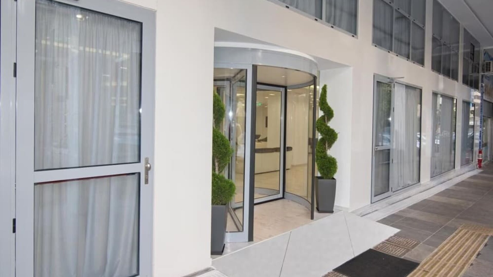 Hotel exterior at Boss Boutique Athens.