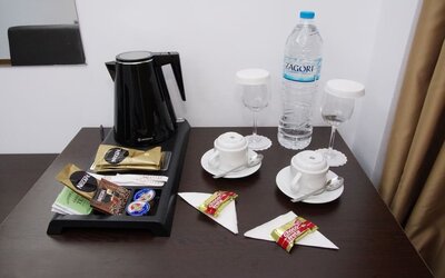 Coffee station at Breeze Boutique Athens.