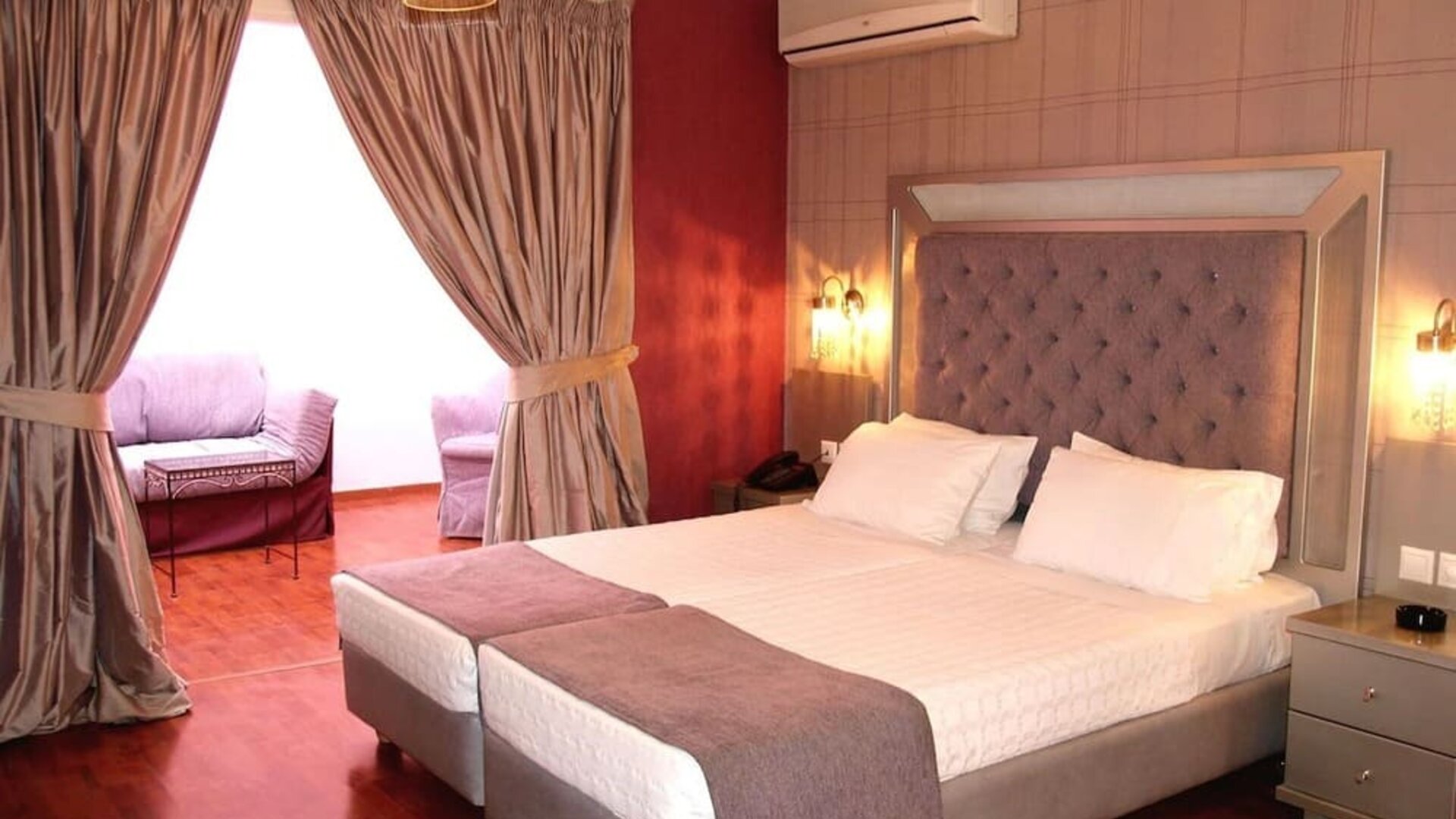 Day use room at Delphi Art Hotel.