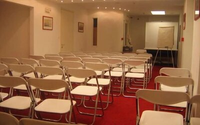 Meeting room at Delphi Art Hotel.