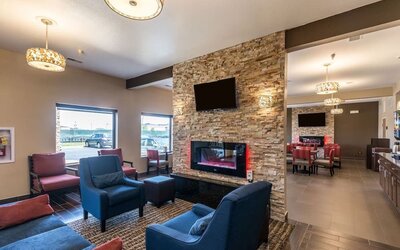 Lobby seating at Comfort Inn & Suites North Aurora - Naperville.