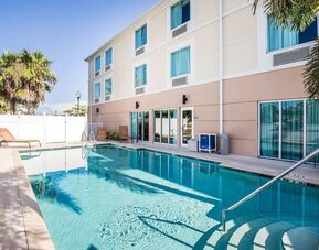 Outdoor pool at Sleep Inn & Suites Port Charlotte - Punta Gorda.