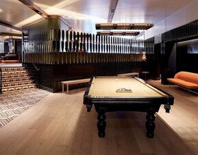 Game room at DoubleTree By Hilton Montreal.