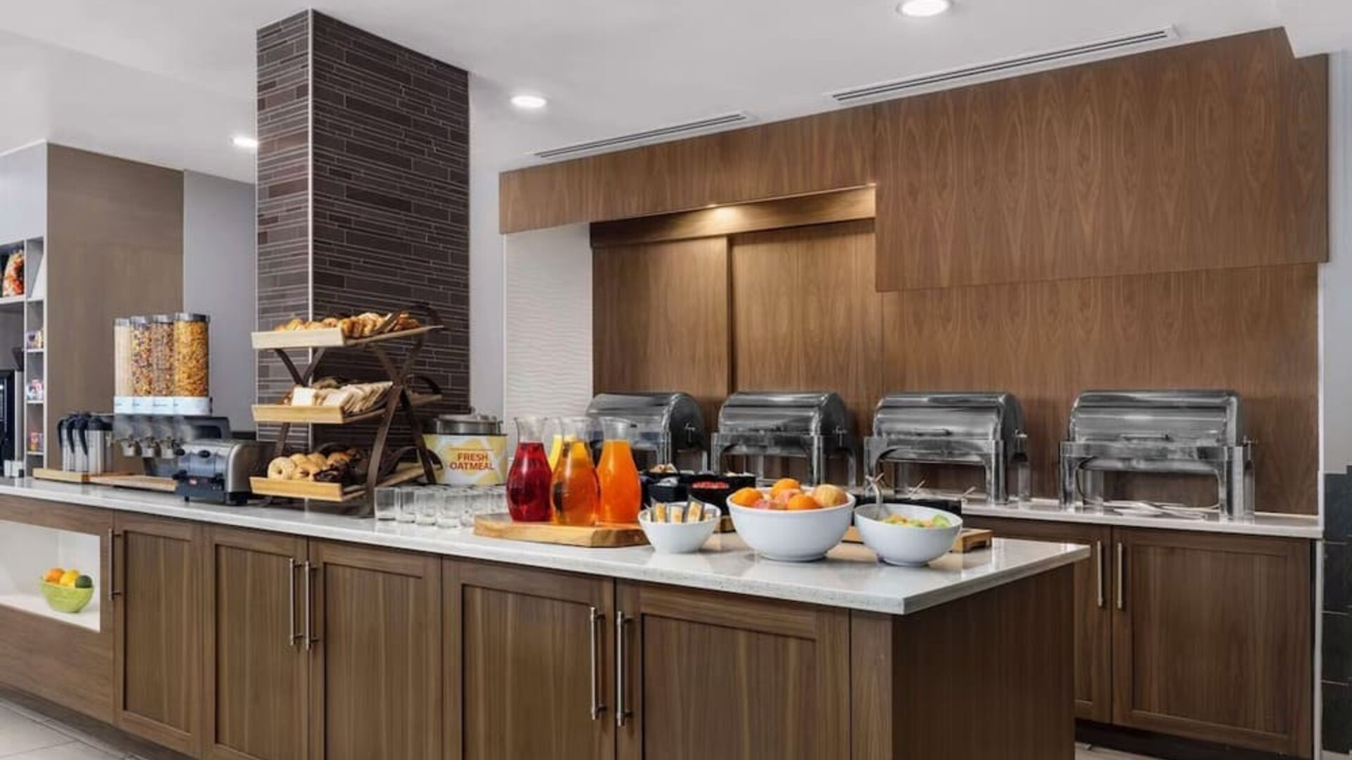 Breakfast available at Hilton Garden Inn Calgary Airport.