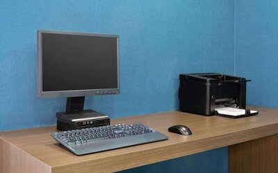 Business center at Days Inn By Wyndham Saint John New Brunswick.