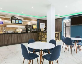 Dining area at Days Inn By Wyndham Saint John New Brunswick.